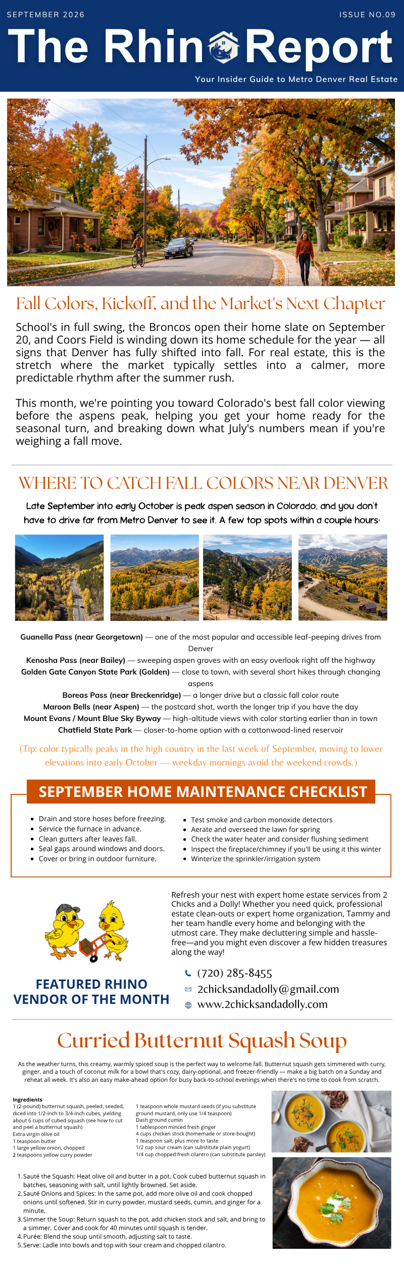 The Rhino Report - September 2026, page 1